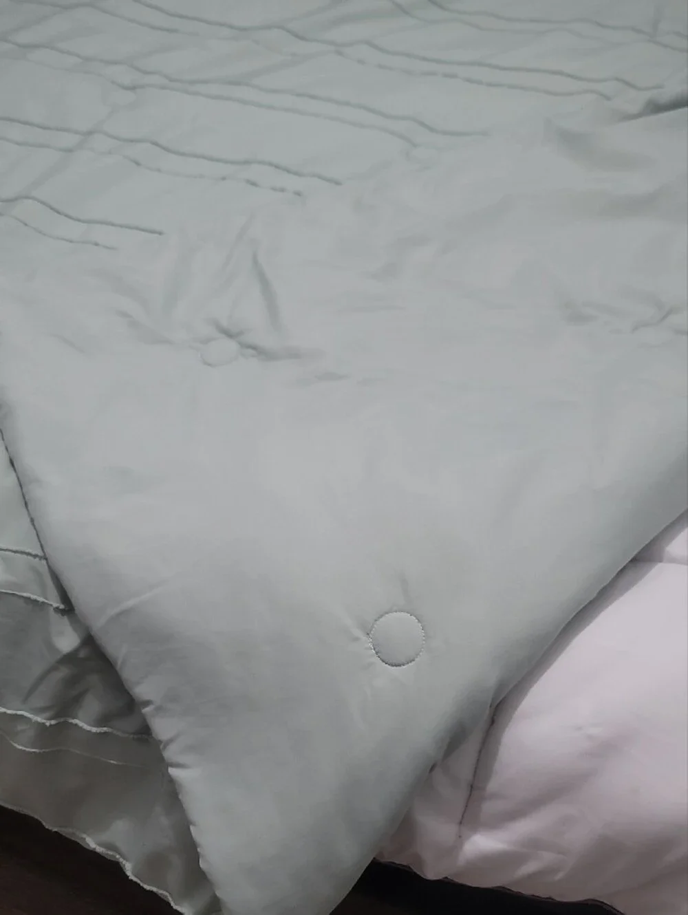 Soft Mint Green Comforter With Matching Sheet Set- King